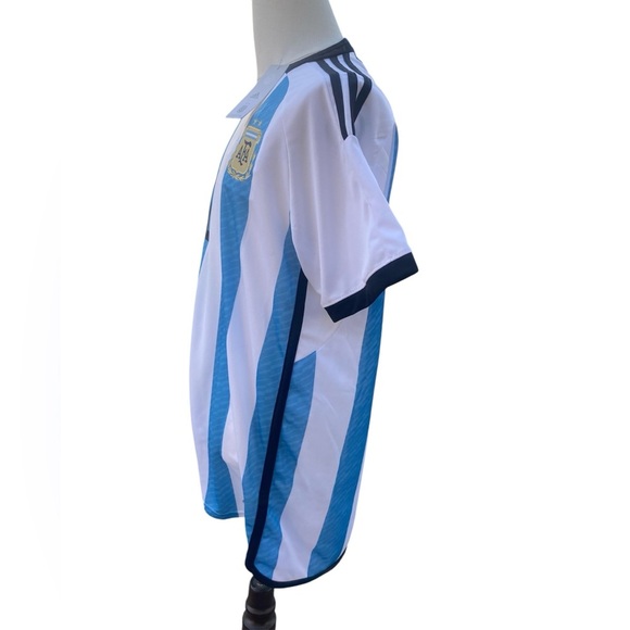 Messi 2022 Adidas Argentina Home Soccer Jersey  Men XXL - Picture 3 of 8